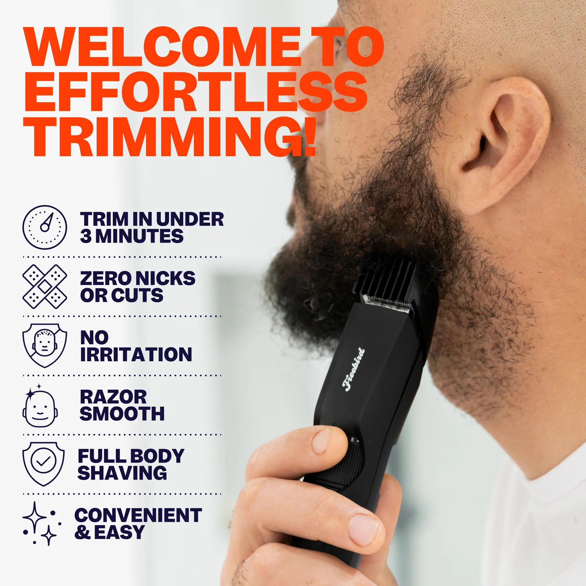 BeardSeries Beard Trimmer & Shaver Kit - View 2