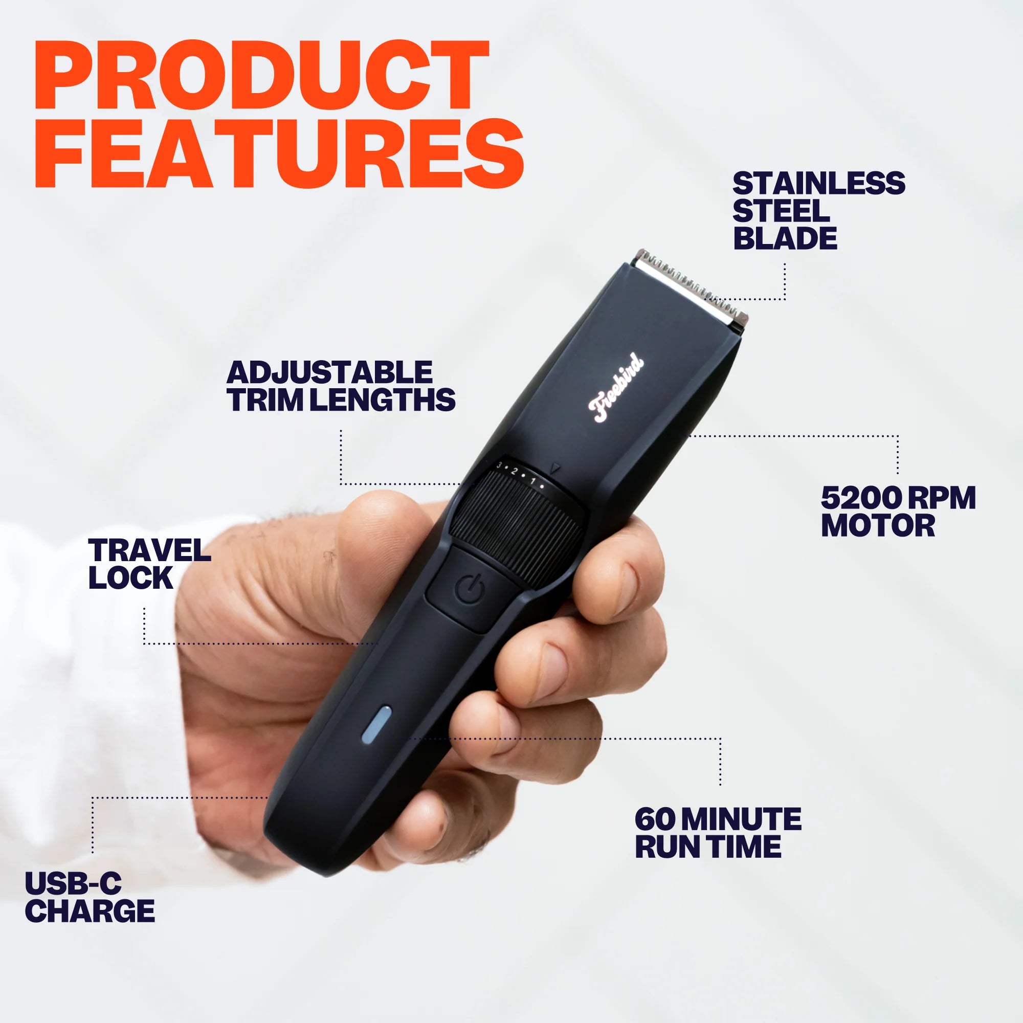 BeardSeries Beard Trimmer & Shaver Kit - View 5