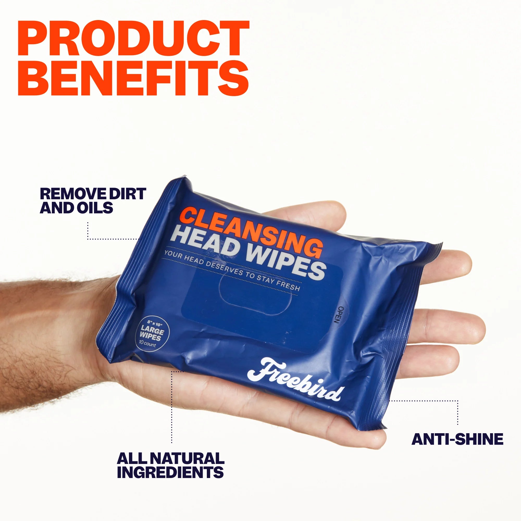 Head & Body Wipes - View 2